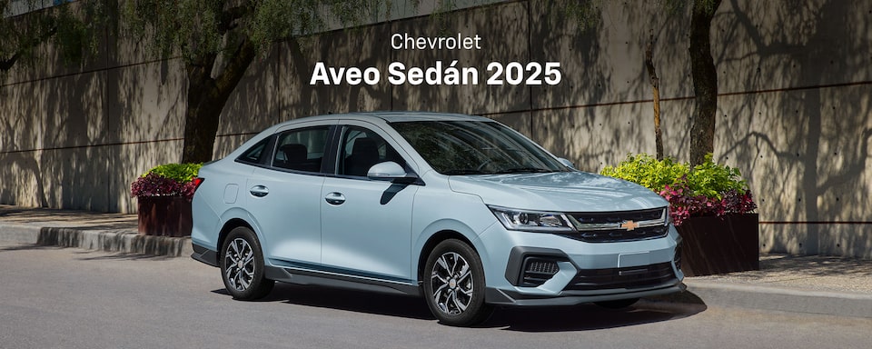 Chevrolet Aveo 2025, nuevo auto sedán con Smartphone Integration, camára de visión trasera y sistema de seguridad activa